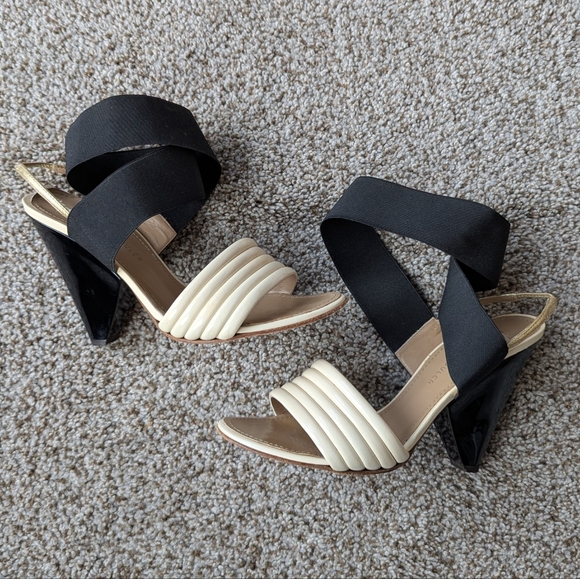 Proenza Schouler Black and Cream Heels EU 36 - Picture 1 of 4